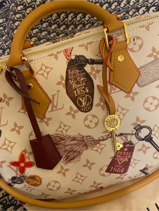 Source Unknown Handbags - Lv Beige Monogram speedy READ Description